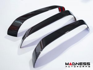 Maserati Ghibli Interior Trim - Carbon Fiber - Door Handle Cover Trim Kit - Feroce Carbon Maserati Ghibli Interior Trim - Carbon Fiber - Door Handle Cover Trim Kit - Feroce Carbon